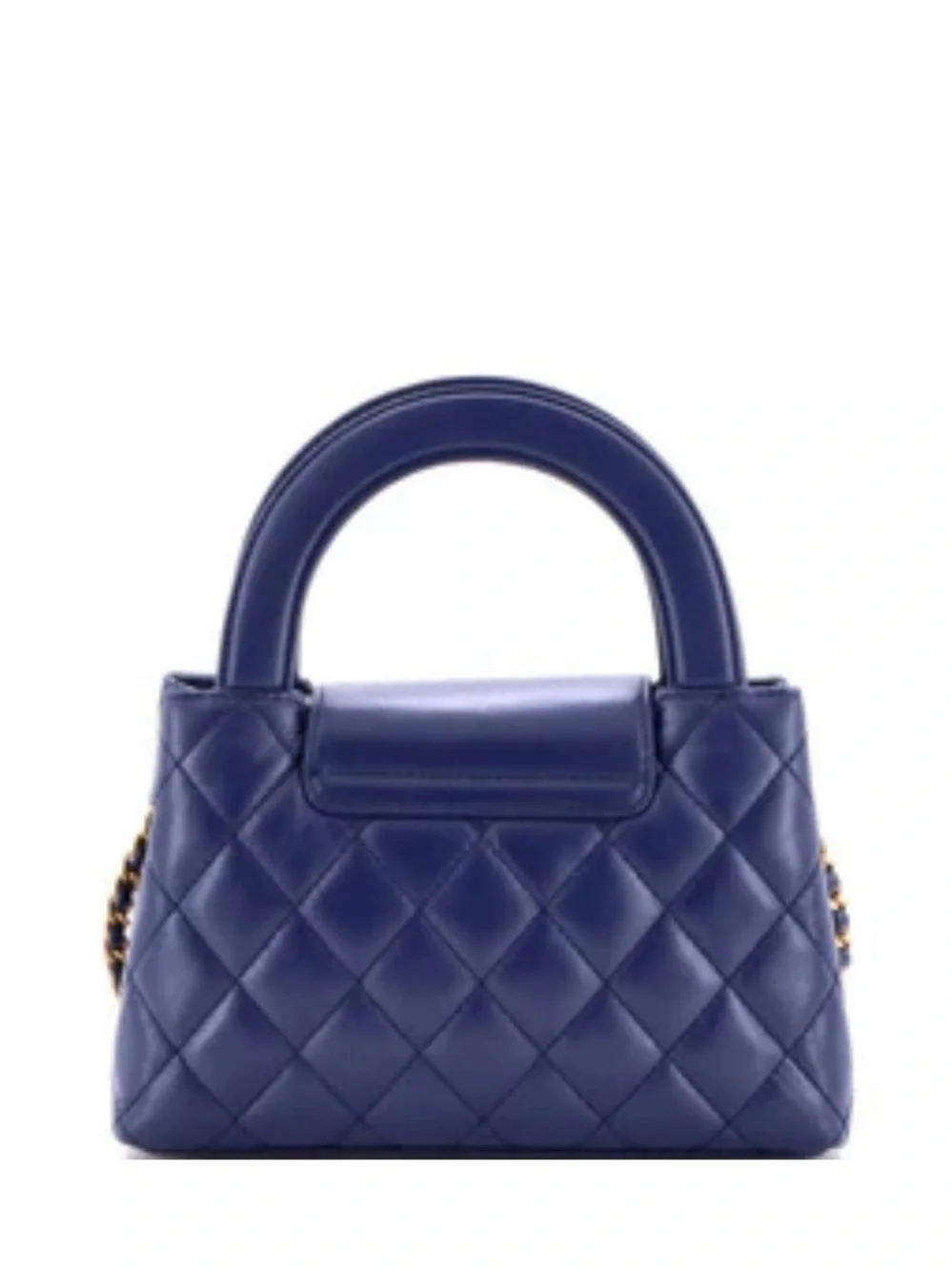 Brand New CHANEL Small Shopping Bag Dark Blue